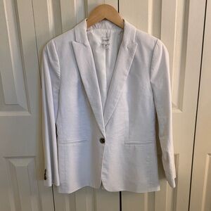 J. Crew White Blazer